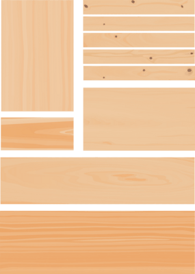 Wood Grain Logo PNG Vector