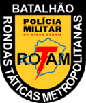 Batalhão de Rondas Táticas Metropolitanas (ROTAM) Logo PNG Vector