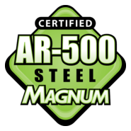 CERTIFIED AR-500 STEEL MAGNUM Logo PNG Vector