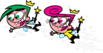 cosmo and wanda Logo PNG Vector