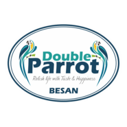 Double Parrot Besan Logo PNG Vector