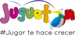 Jugueton + slogan actual Logo PNG Vector