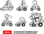 mariokart racers Logo PNG Vector