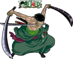 One Piece Zoro Logo PNG Vector