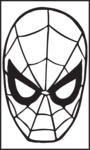 spiderman icon corner box Logo PNG Vector