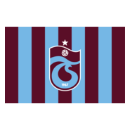 Trabzonspor Bayrak Dikey Çubuklu Tasarımı Beyaz Logo PNG Vector