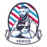 Venice Barber Logo PNG Vector