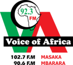 Voice of Africa 92.3 fm Uganda Logo PNG Vector