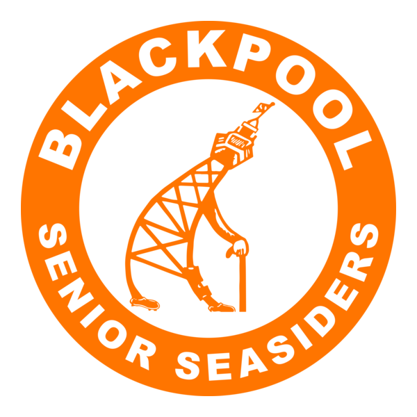 Blackpool Senior Seasiders Walking Football Club Logo PNG Vector