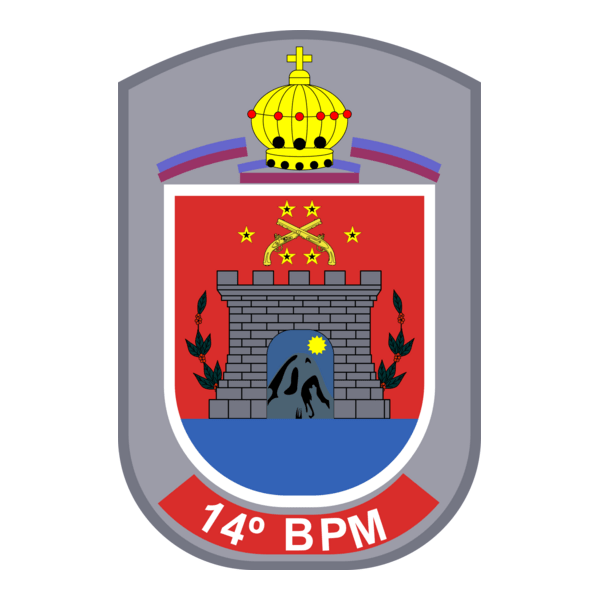 Décimo Quarto Batalhão da Policia Militar Logo PNG Vector