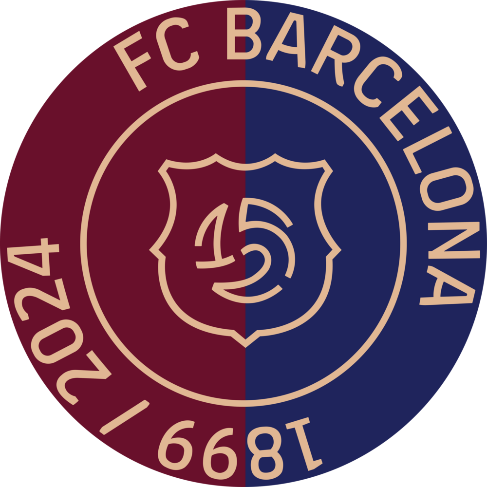 FC Barcelona 125th anniversary Logo PNG Vector