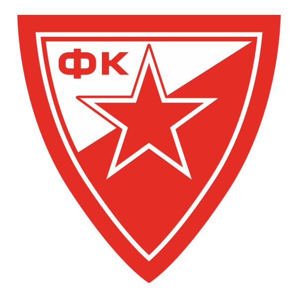FK Crvena Zvezda Beograd (early 1990's) Logo PNG Vector
