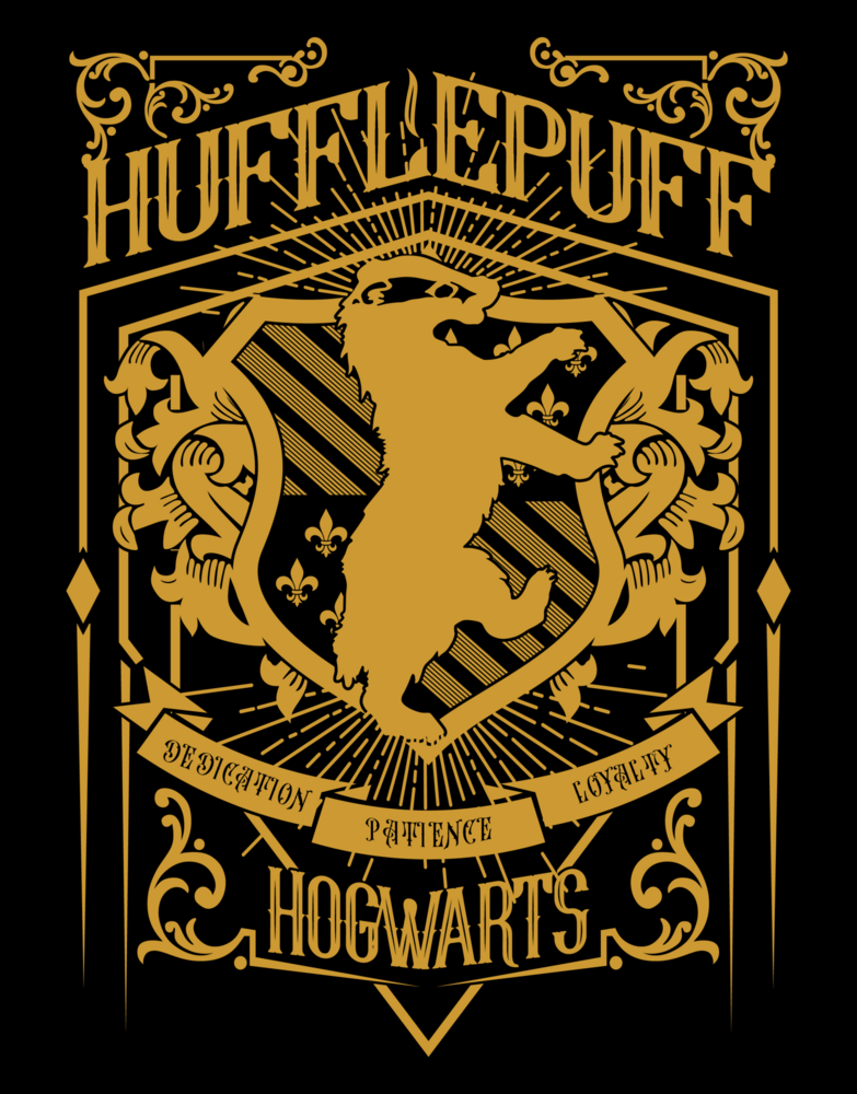 Hufflepuff Hogwarts Harry Potter Logo PNG Vector