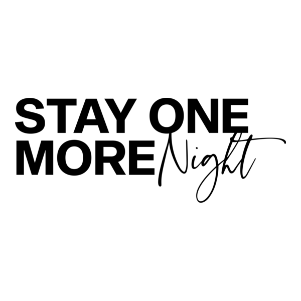 Stay One More Night Logo PNG Vector