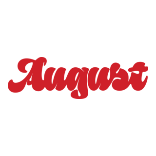 August Logo PNG Vector