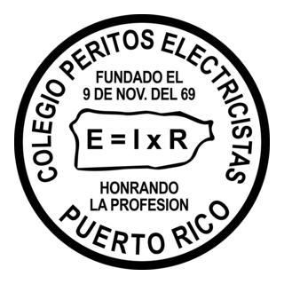 Colegio Peritos Electricistas Logo PNG Vector