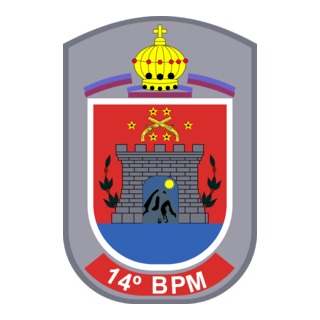 Décimo Quarto Batalhão da Policia Militar Logo PNG Vector