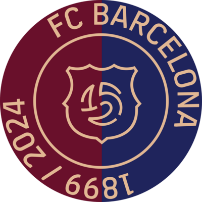 FC Barcelona 125th anniversary Logo PNG Vector