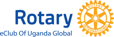 Rotary E-Club of Uganda Global Logo PNG Vector