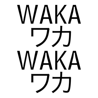 WAKA WAKA Logo PNG Vector