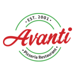 Avanti Pizzeria Restaurant Logo PNG Vector