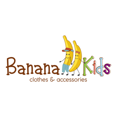 Banana Kids clothes & accesories Logo PNG Vector