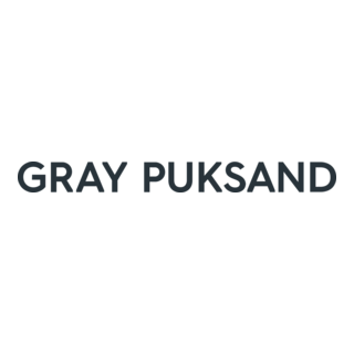 Gray Puksand Logo PNG Vector
