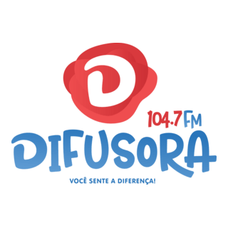 Rádio Difusora 104,7 Paranaguá-PR Logo PNG Vector