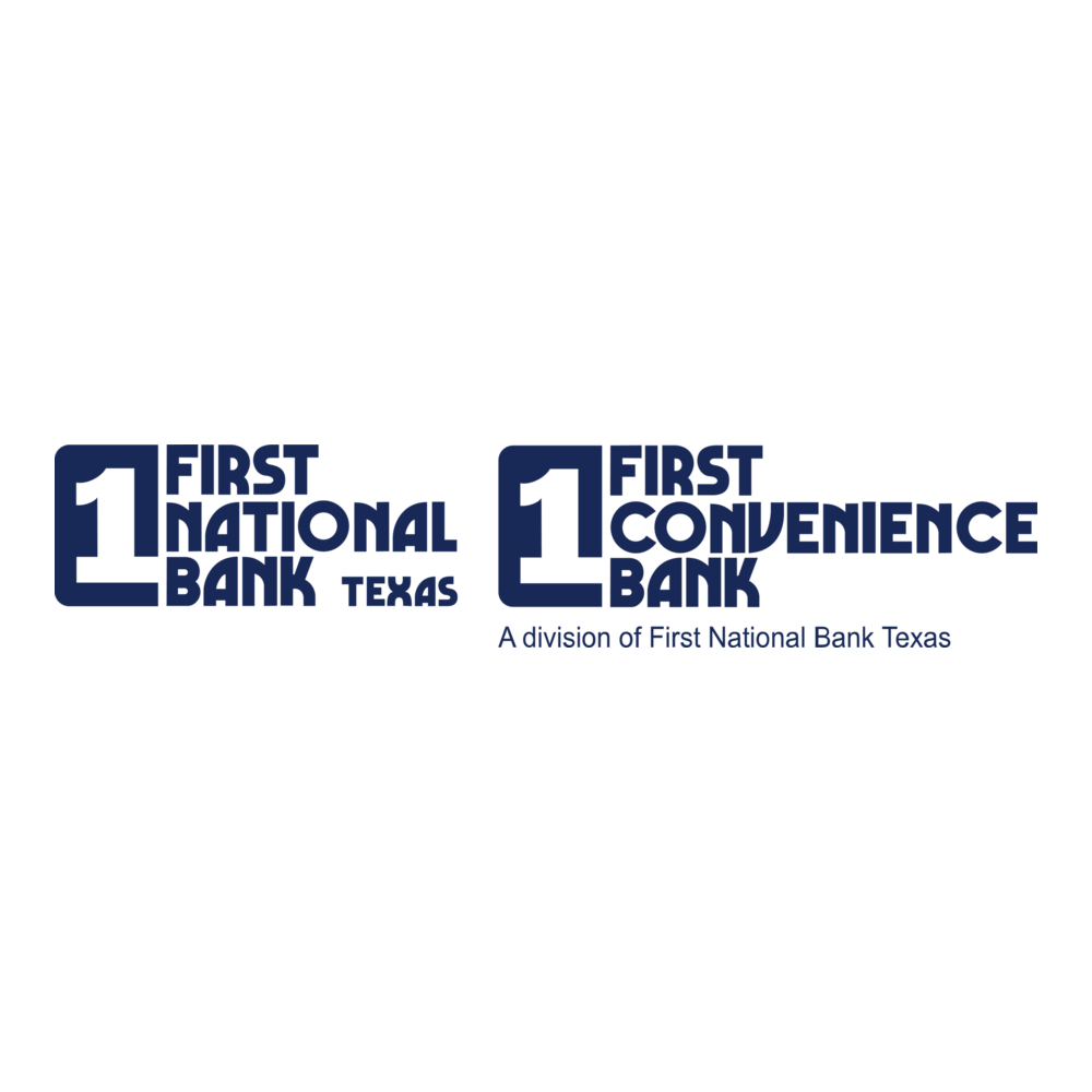 First National Bank Texas/First Convenience Bank Logo PNG Vector