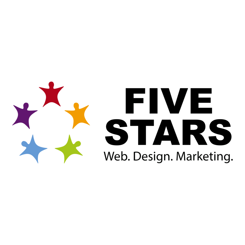 Five Stars Digital Agency Logo PNG Vector