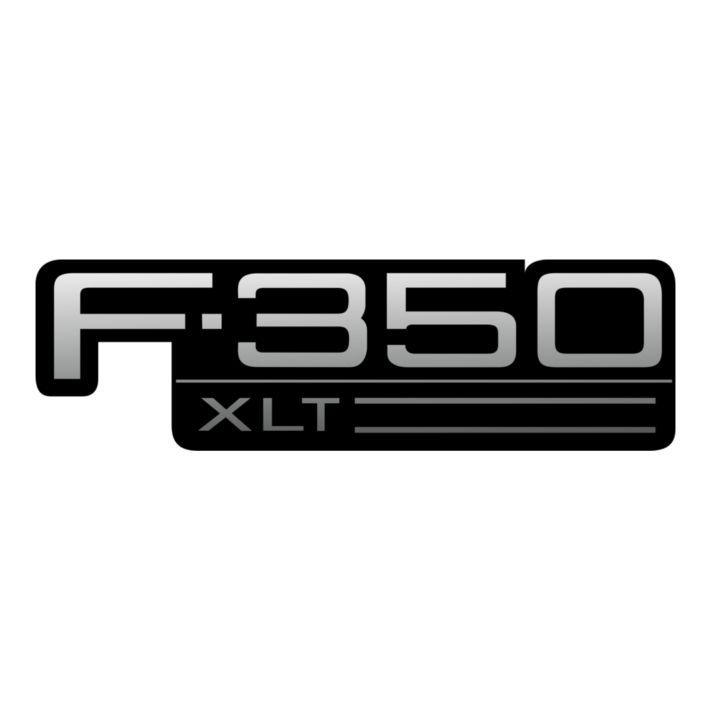 Ford F-350 XLT Logo PNG Vector