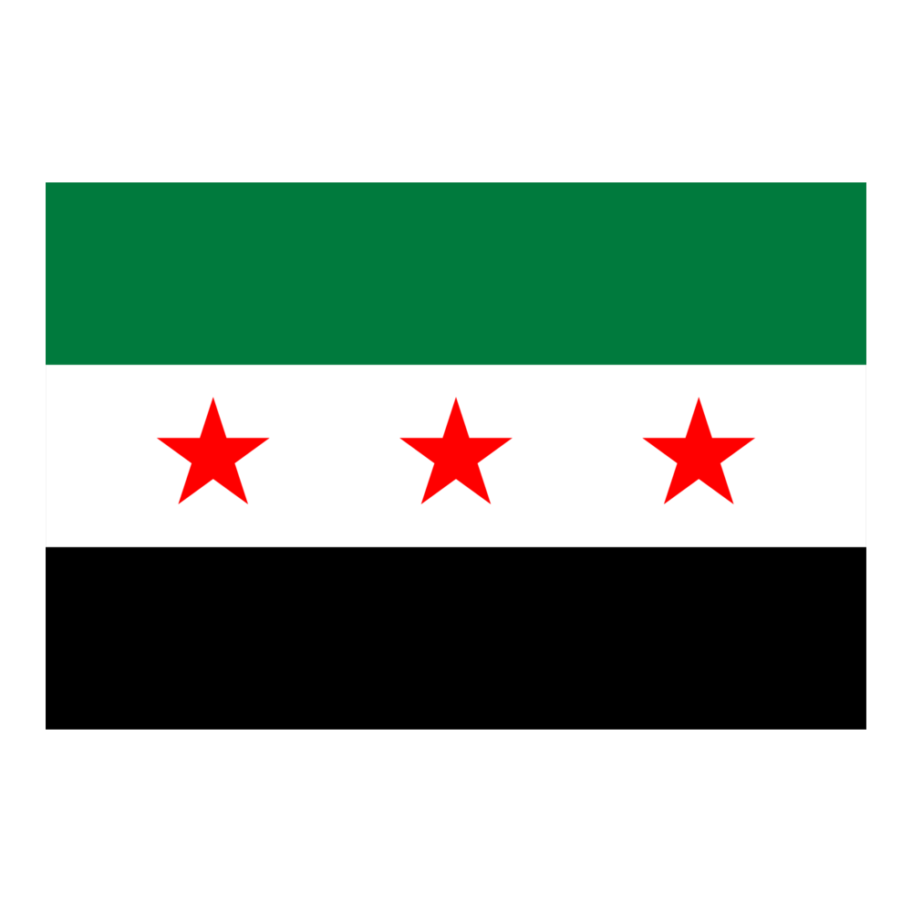 Free Syria Flag Logo PNG Vector