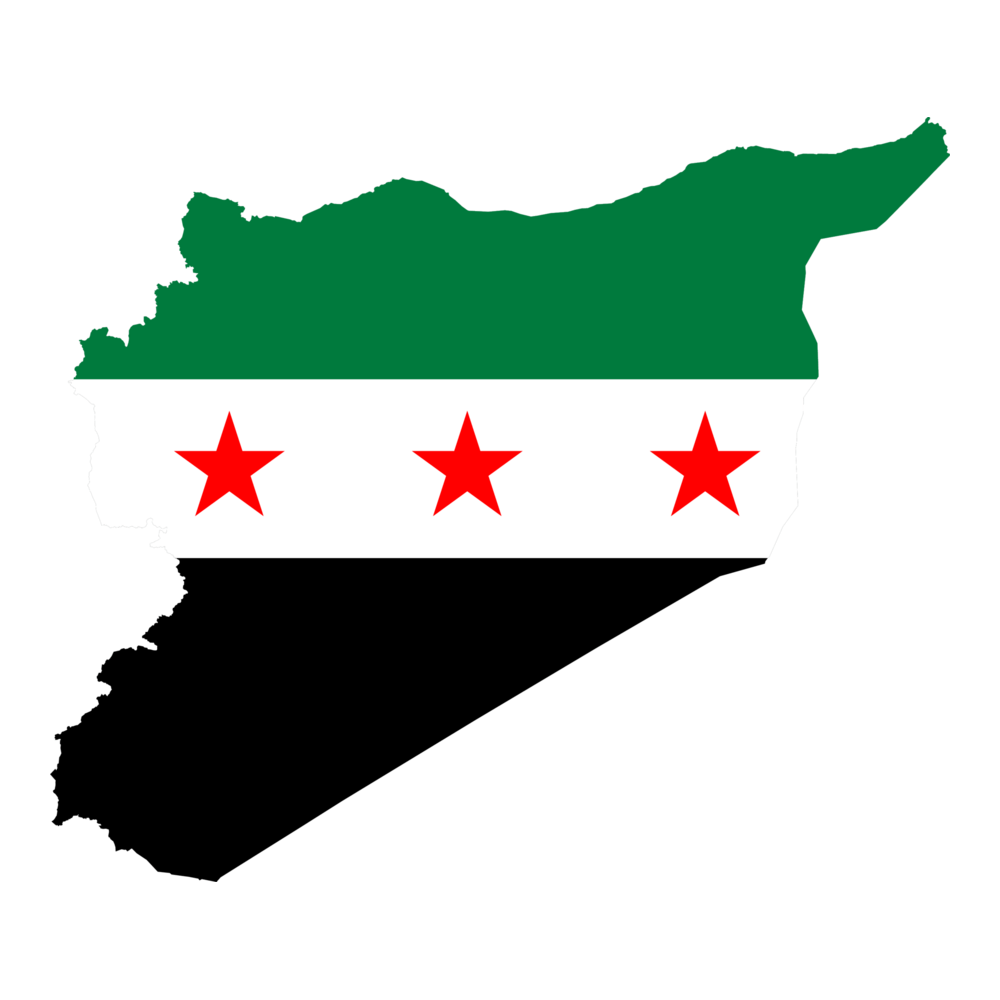 Free Syria Map Logo PNG Vector