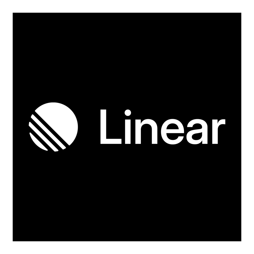 Linear App Wordmark Light Logo PNG Vector