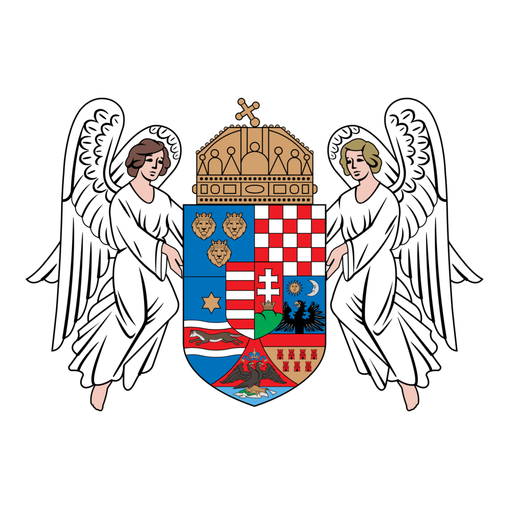 MAgyar címer angyalos Logo PNG Vector