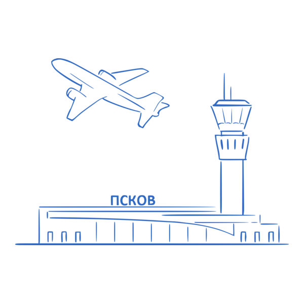 Princess Olga Pskov International Airport Logo PNG Vector