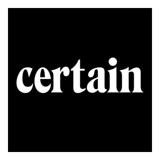 Certain Magazine Logo PNG Vector