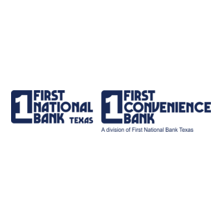 First National Bank Texas/First Convenience Bank Logo PNG Vector