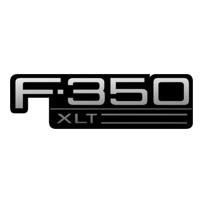 Ford F-350 XLT Logo PNG Vector