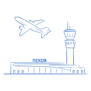 Princess Olga Pskov International Airport Logo PNG Vector