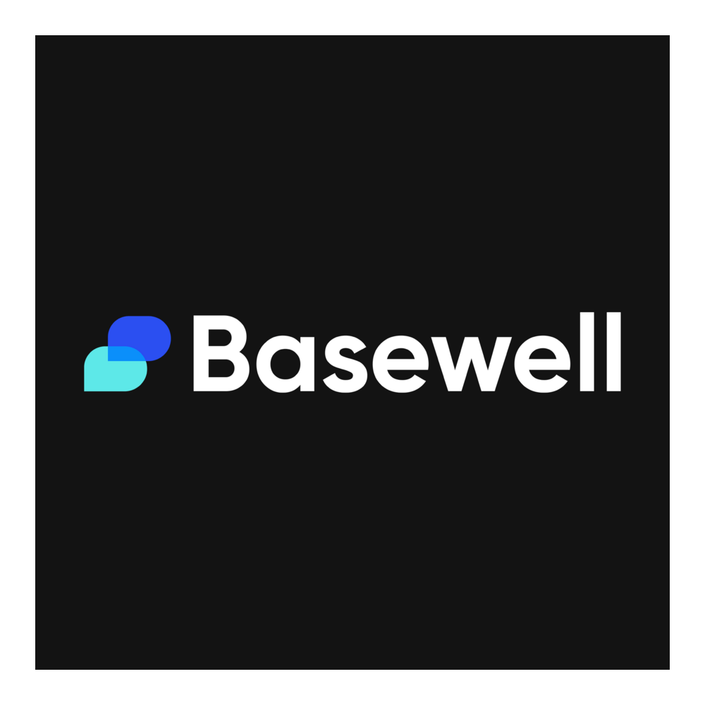 Basewell White Font Logo PNG Vector