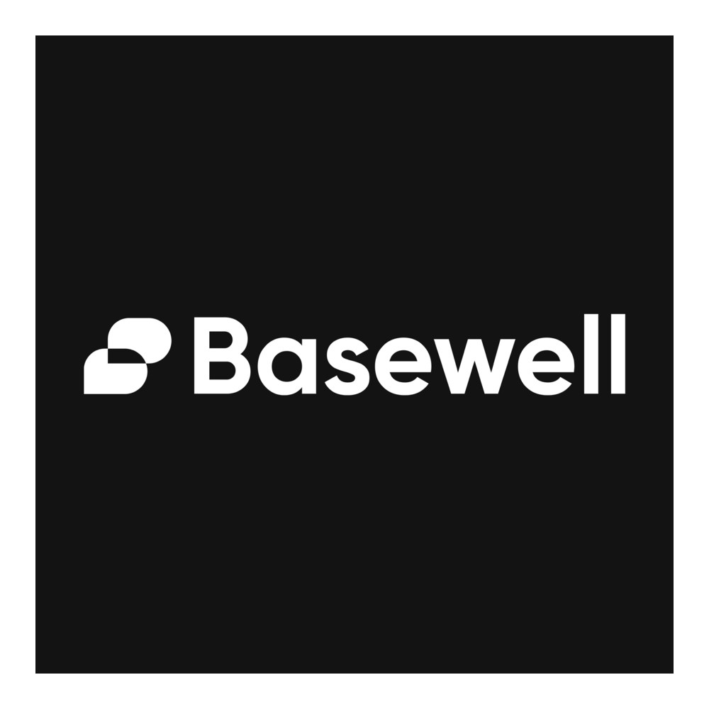 Basewell White Logo PNG Vector