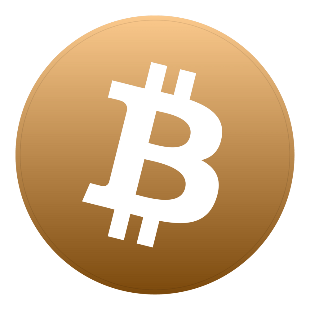 Bitcoin Icon Logo PNG Vector