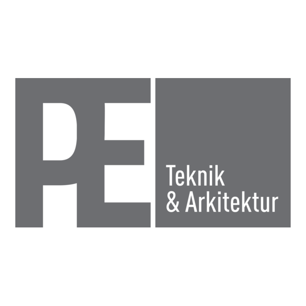 PE Teknik & Arkitektur Logo PNG Vector