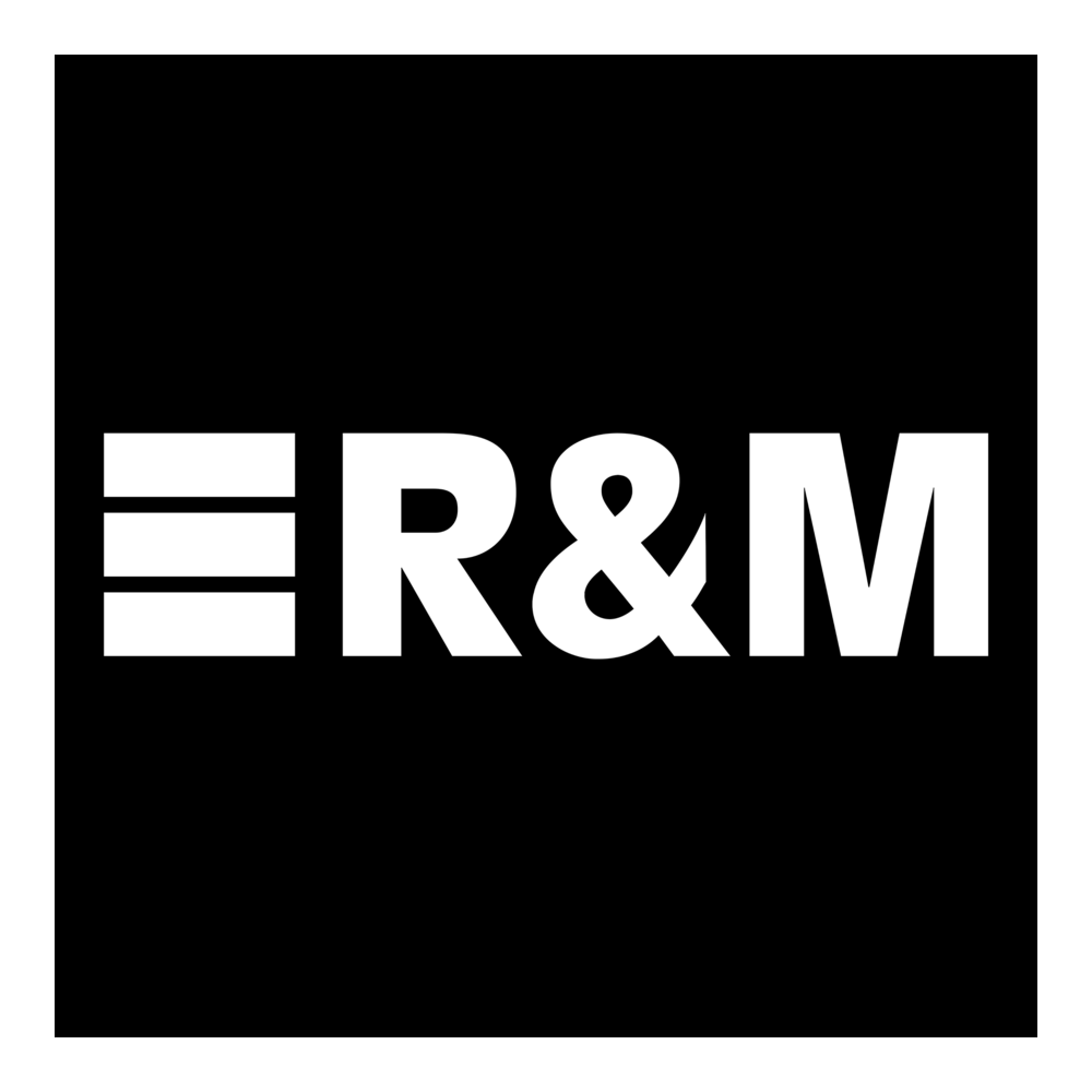 R&M - Reichle & De-Massari AG White Logo PNG Vector