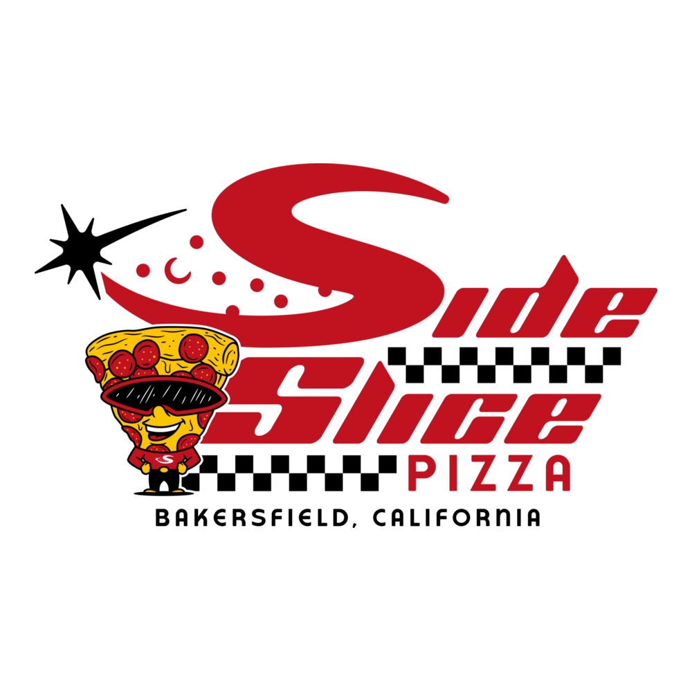 Side Slice Pizza Logo PNG Vector