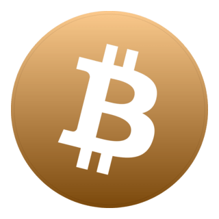 Bitcoin Icon Logo PNG Vector