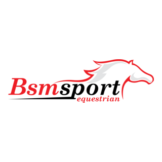 BSMSPORT Equestrian Logo PNG Vector