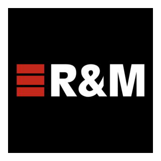 R&M - Reichle & De-Massari AG White Text Logo PNG Vector