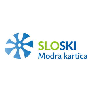 Sloski Modra Kartica Logo PNG Vector